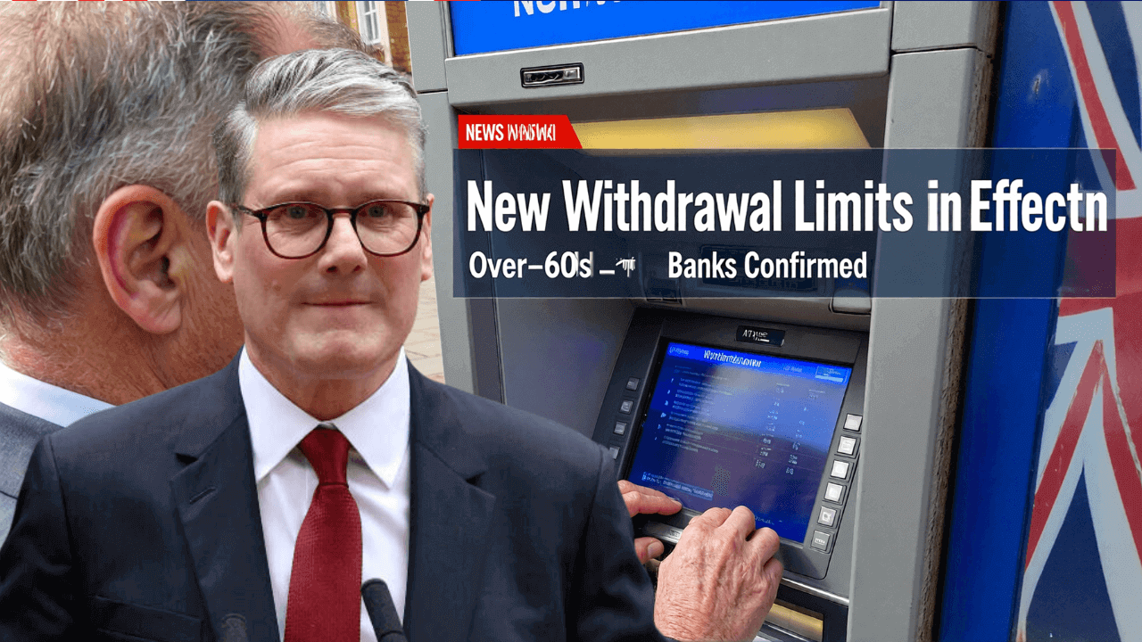 New Withdrawal Limits for Over-60s Confirmed by UK Banks – Changes Start Today